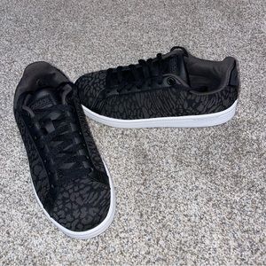 Adidas Neo Cloudfoam Sneakers in Black Leopard - Size 6